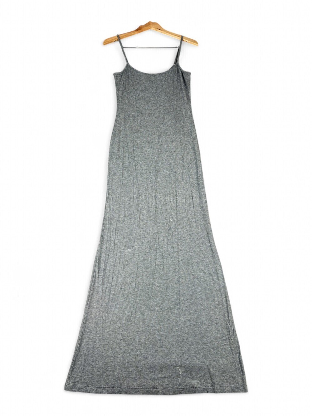 Skims Scoop Neck Maxi Slip Dress Gray Size XL